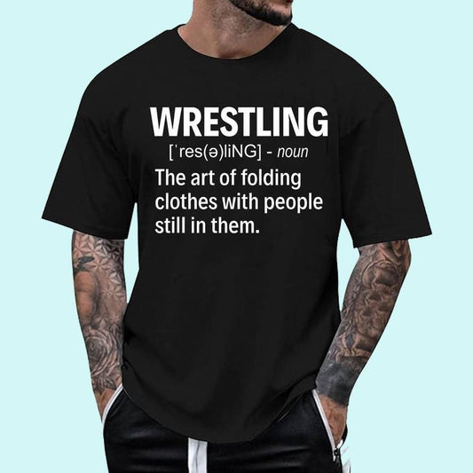[100% Cotton Shirt] Wrestling Definition Unisex T-Shirt