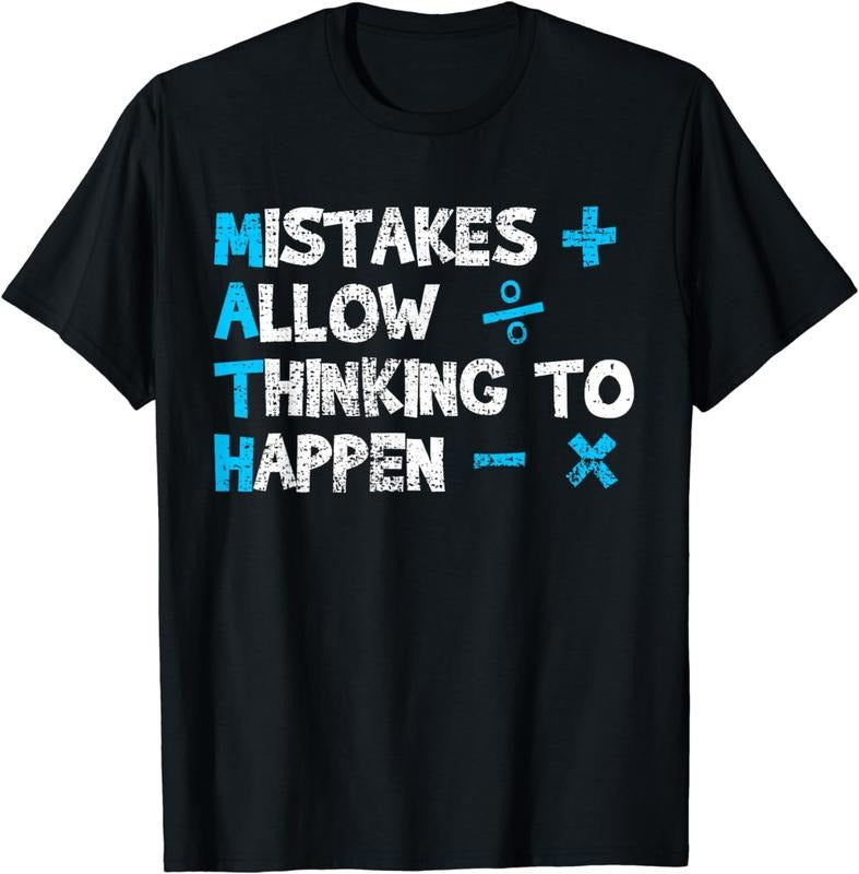 [100% Cotton]Vintage Math TeacherPlus-size vent Funny Saying Gift T-Shirt