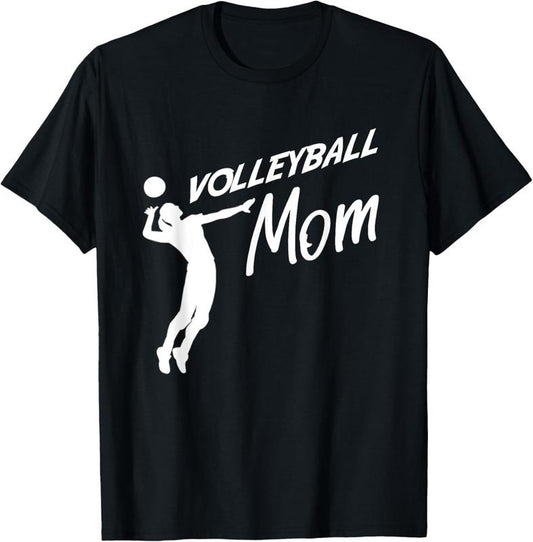 100% Cotton Volleyball Mom T-Shirt