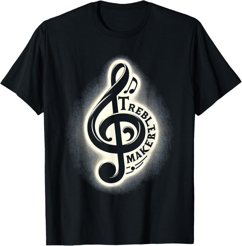100% Cotton ble Maker Music Funny Graphic Tees T-Shirt