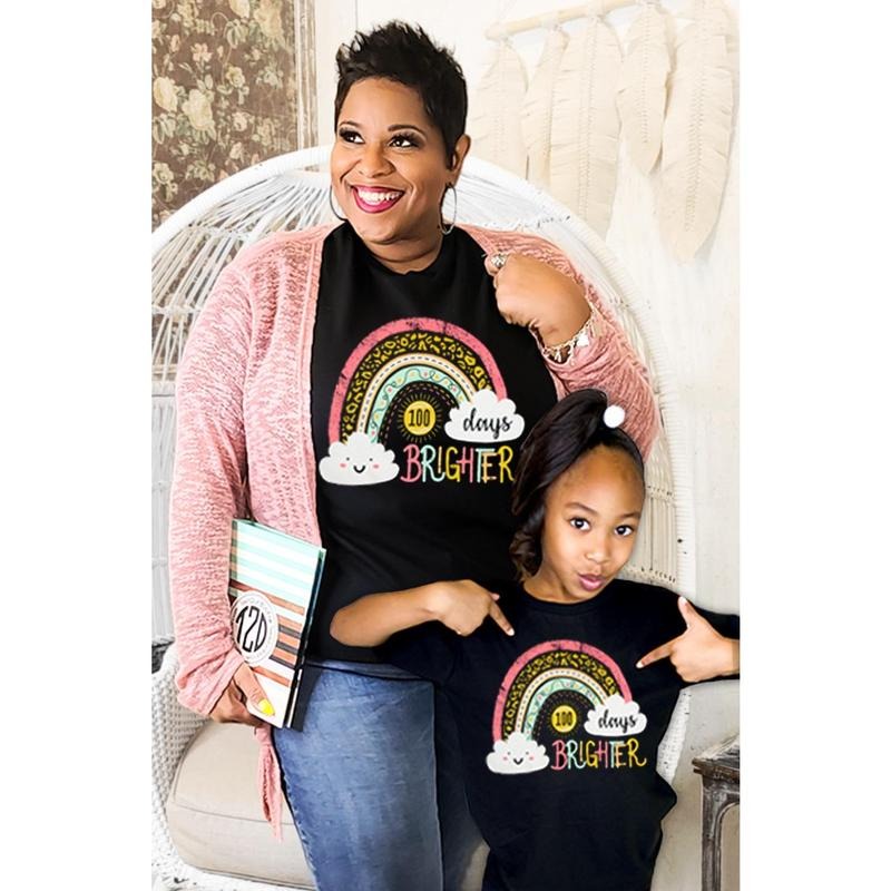 100 Days Brighter Teacher T-Shirt