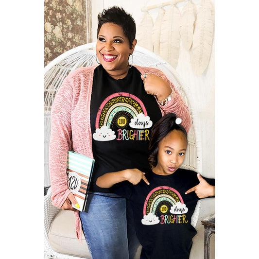 100 Days Brighter Teacher T-Shirt