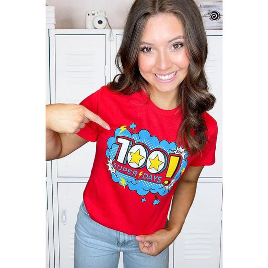 100 Super Days Teacher T-Shirt
