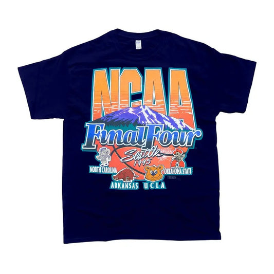 1995 NCAA Final Four Vintage T-Shirt, graphic vintage sports tees summer shirts for men