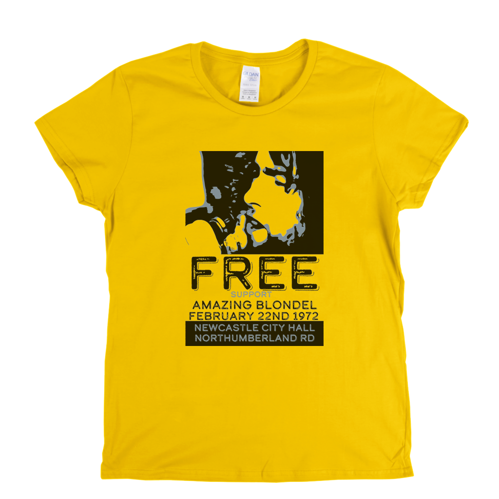 Free Amazing Blondel Poster 1972 Womens T-Shirt