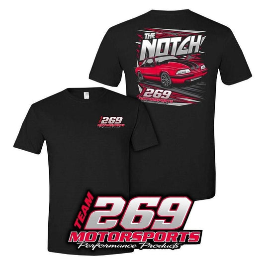 269 Motorsports The Notch T-shirt, Menswear Car Parts Short Sleeve