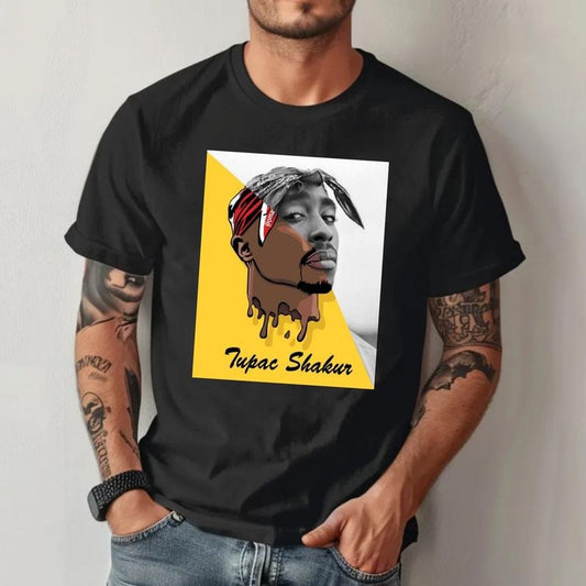 2pac 90s Hip Hop Tee, Rapper Merch, Rapper Tshirt, Hip Hop Music Legends Shirt, Unisex Short Sleeve Tee