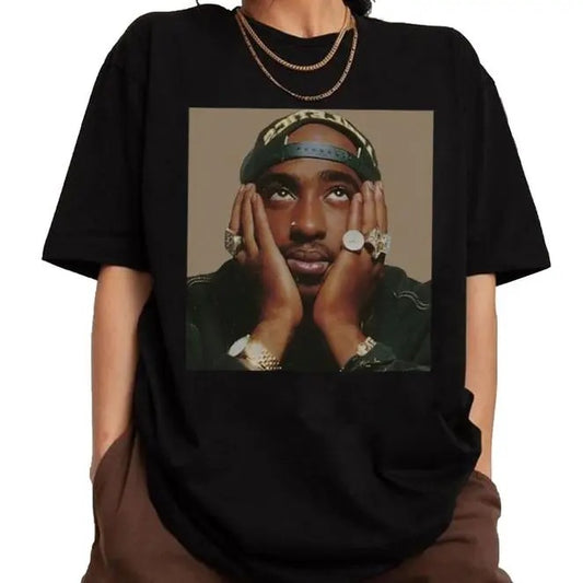 2pac 90s Shirt, 90s Bootleg Tupac Tshirt, Rapper Shirt, Hip Hop Legends Tee, Rapper Merch, Unisex Short Sleeve Tee