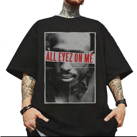 2pac All Eyez On Me Shirt, 2pac Shirt, Rapper Merch, Rapper Tee, Gift For Hip Hop Fan, Unisex Short Sleeve Tee