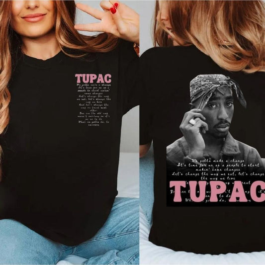 2pac Changes Song Lyrics Shirt, 2pac Fan Gift, Rapper Lover, Hip Hop Music Shirt, Gift For Fan, Unisex Short Sleeve Tee