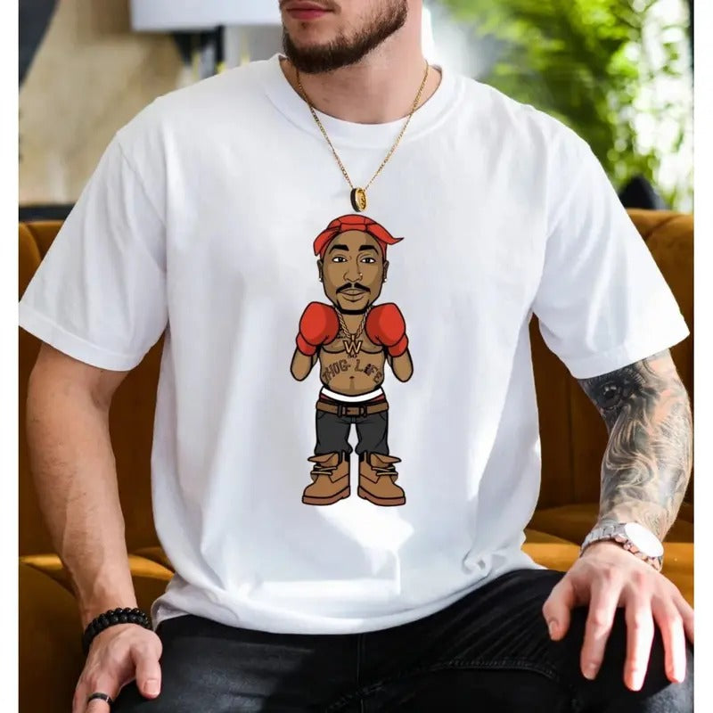 2pac Rapper Shirt, Hip Hop Music Legends Shirt, 90s Hip Hop Tee, Gift For Fan, Unisex Short Sleeve Tee