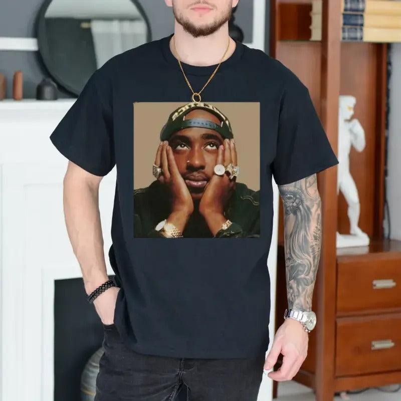 2pac Rapper Tshirt, Hip Hop Legends And Pioneers Tee, Gift For Fan, Rapper Shirt, Unisex Short Sleeve Tee