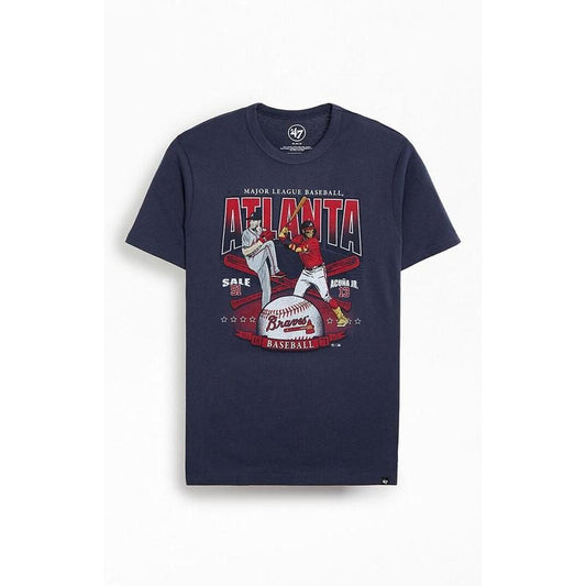 47 Brand Men's Atlanta Braves Team Players T-Shirt - Multicolor