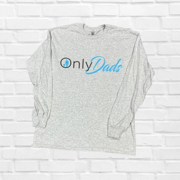 Only Dads Long Sleeve T-shirt or Short Sleeve 50/50 poly cotton blend Menswear Top Day Casual