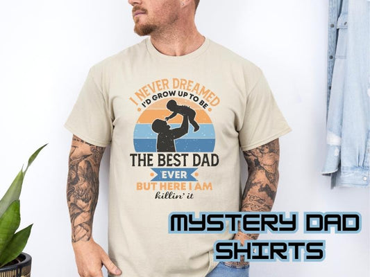 Dad/Husband Themed T-shirts random designs unisex fit plus sizes avaliable 50/50 poly cotton blends light weight Menswear Top Tshirt Shortsleeve