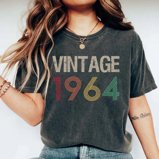 59th Birthday Shirt, Vintage 1964 Limited Edition Cassette Shirt, 1964 Birthday Shirt, Unisex T-Shirt, Gifts For Him Her, Short Sleeve Tee Shirt, Gifts For Birthday Mothers Day