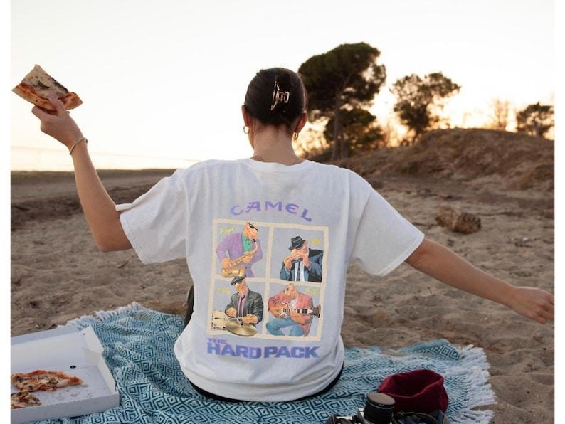 90s Camel Hard Pack Unisex Pocket Tee | Vintage Cigarette T Shirt, Joe Camel Promo Tee, Cowboy Apparel, Motorcycle Smoker T Shirt 1990s  T-shirt, sweater  Hoodie