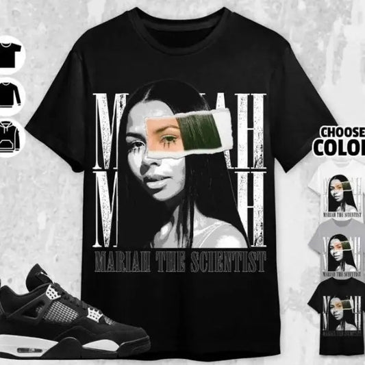 A J 4 White Thunder Unisex T-Shirt, Mariah T S Tees, Shirt To Match Sneaker