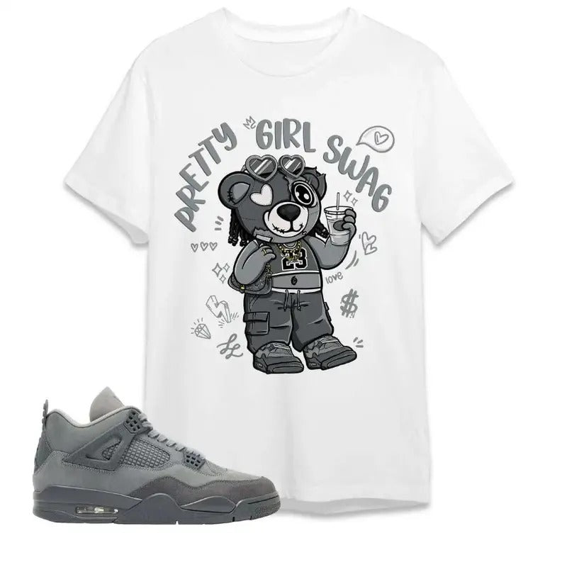 AJ 4 Pari Unisex T-Shirt, Pretty Girl Swag BER, Shirt To Match Sneaker