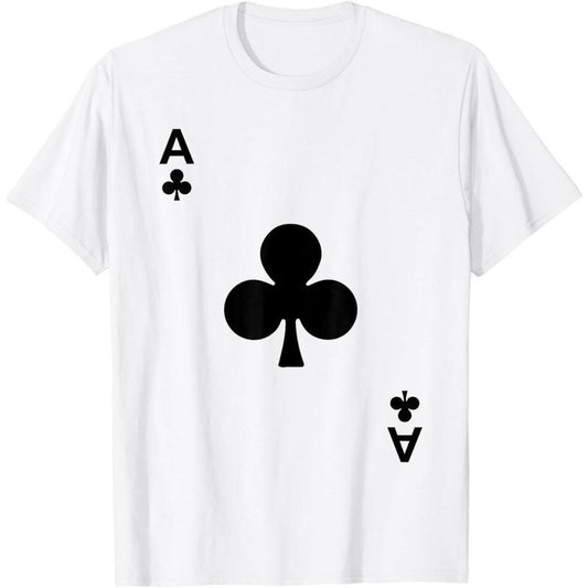 Ace of Clubs Tshirt Blackjack Cards Poker 21 A Tee shirt T-Shirt made in usa