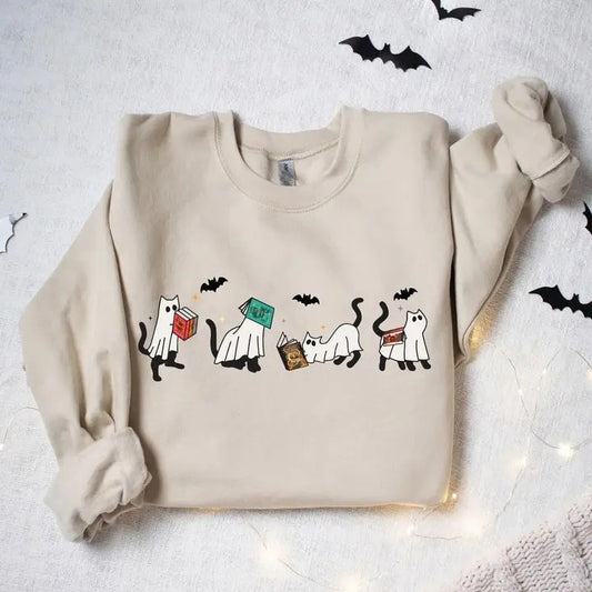 Acotar Ghost Cat, Acotar Cat Sweatshirt, Bookish Cat Sweatshirt, Throne of Glass, SJM Reader, SJM tee, cat reading Sweater, cat lovers gift  T-shirt, sweater and Hoodie