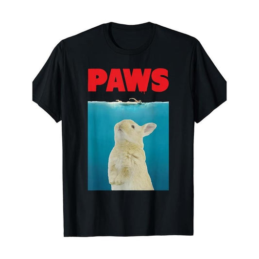 Adorable Bunny, Men's Casual Cotton T-Shirt with Cute Rabbit Print - Breathable, Non-Stretch Fabric, Round Neck, Short Sleeve Tee for All Seasons - Perfect Gift for Bunny Lovers made in usa