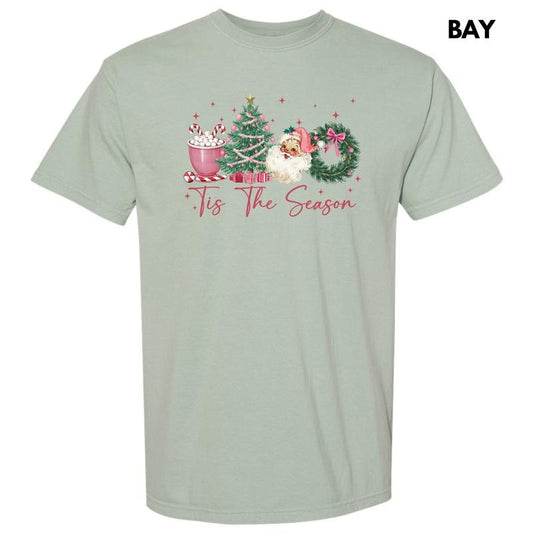 Adorable Christmas Tis The Season Comfort Colors T-Shirt 'NLB'