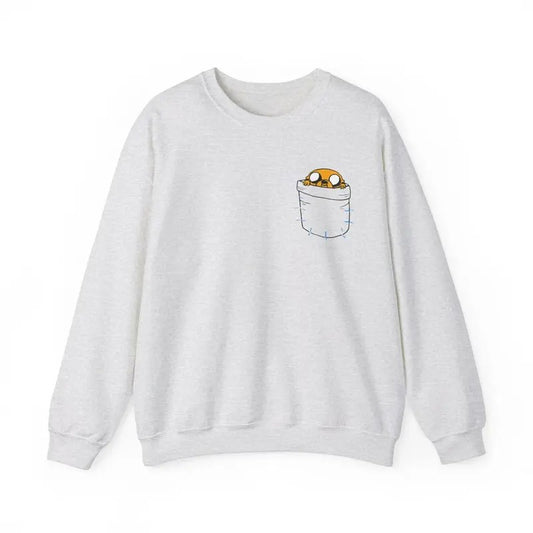 Adventure Time Sweatshirt - Unisex Finn and Jake sweater, Minimalist Cartoon Design Comfortable Sweater, Perfect Gift for Adventure Time Fans Cotton pullover