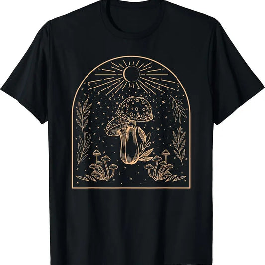 Aesthetic Mushroom Cottagecore Goblincore Fungi Mycologist T-Shirt