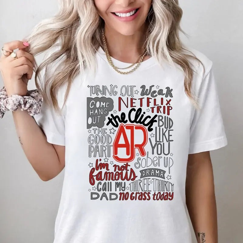 Ajr Band Album Shirt, Ajr Music Tour 2024 Shirt,Member Band Tour 2024, Ajr The Maybe Man Tour 2024 Shirt, Gift For Fan, Viral Shirt, Unisex T-Shirt, Gifts For Fan, Short Sleeve Tee Shirt, Gifts For Birthday Fathers Day