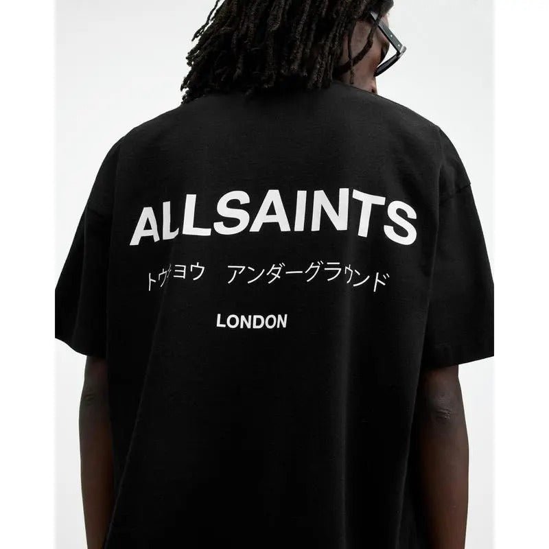 Allsaints Underground Crew Neck T-shirt Sweatshirt Hoodie Cotton Top Womenswear Shirt Unisex Streetwear