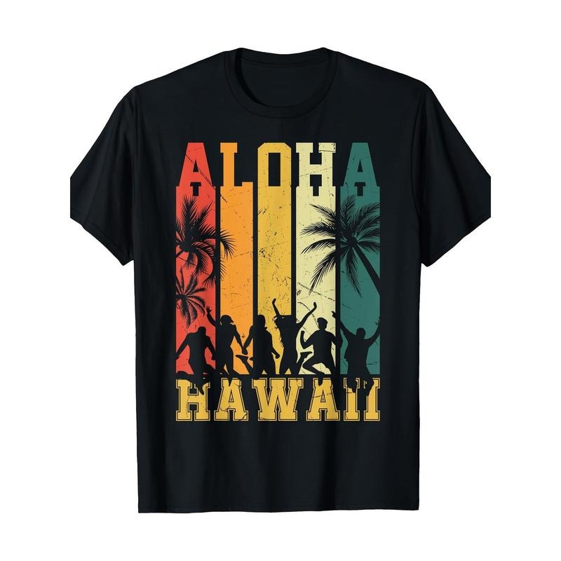 Aloha Hawaiian T-shirt -100% cotton Made in USA