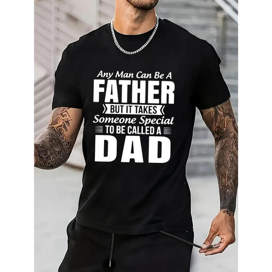 Alphabetic Print Crew Neck T-Shirt for Men - Soft Slightly Stretchy Polyester Fabric, Casual Summer Wear, Relaxed Fit, Vibrant Letter Design - Perfect for Everyday Style made in usa