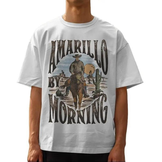 Amarillo By Morning Shirt, Country Music T-Shirt, Texas Western Shirt, Cowboy Style Tee, Casual Country Shirt, Western Shirt, Country Music