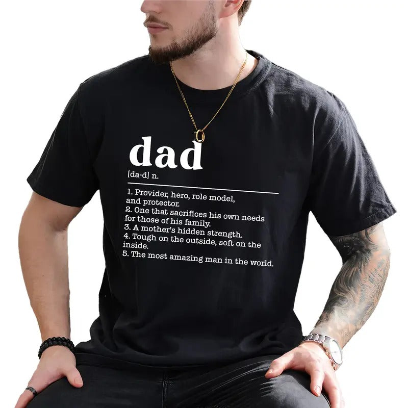Amazing Daddy Graphic Tee, World's Best Dad Shirt, Step Dad Unhinged Tee, Christmas Gifts For Daddy, Birthday Gift For Dad