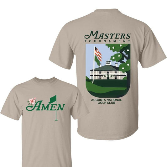 Amen Golf Shirt, 2025 Masters Tournament T-Shirt,  Masters Golf Tee, Graphic Tee Gifts for Men, For Women