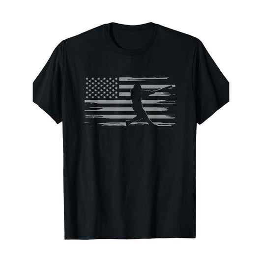 American Flag baseball uniform - Baseball T-shirt -  made in usa