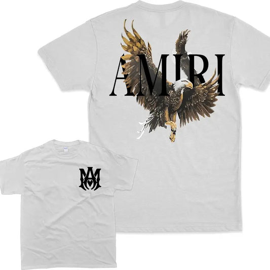 Amiriiii T-shirt, Bird T-shirt, Crew Neck Simple T-shirts, Men's Shirt, Men's Clothes, T-Shirt Unisex For Men And Women Casual Menswear Green