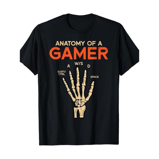 Anatomize Gamer Fun men's T-shirt made in usa