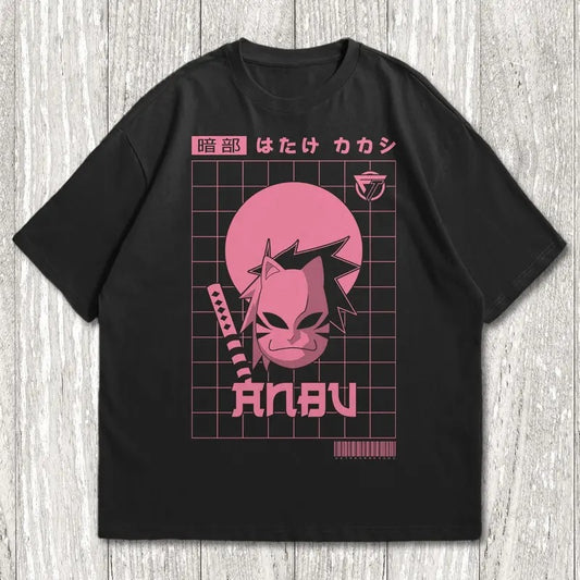 Anbu Shirt, Ninja Shirt, Anime Vintage Special T-shirt Unisex, Anime Manga Shirt, Anime Lovers Shirt, Graphic Anime Tee, Manga Shirt  Tshirt Streetwear
