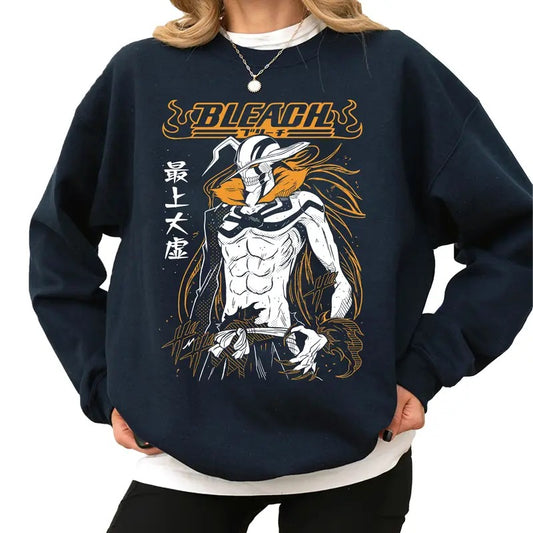 Anime Bleach Ichigo Tshirt Crewneck Hoodie Comfort Cotton