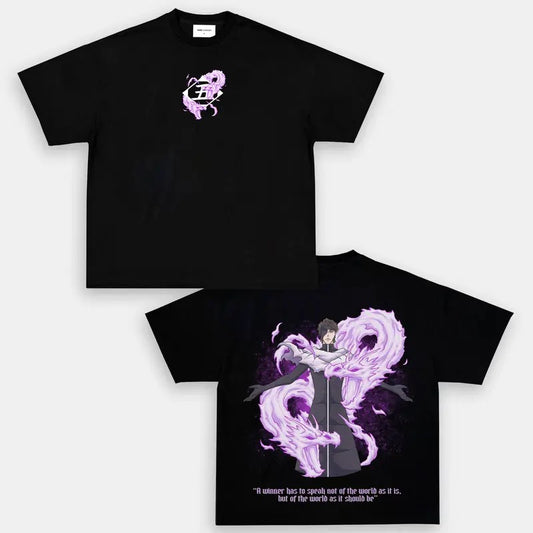 Anime Bleach Thousand Year Blood War Aizen Sosuke Bankai T Shirt Manga Women Cartoon Tee Shirt Men T-Shirt Unisex Harajuku Tops