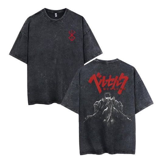 Anime Japanese Shirt - Soft Vintage Oversized Shirt , Berserk , gift for dad , gift for him , Guts , Griffith , anime  Graphic shirt , shirt T-shirt Hoodies & Sweatshirts