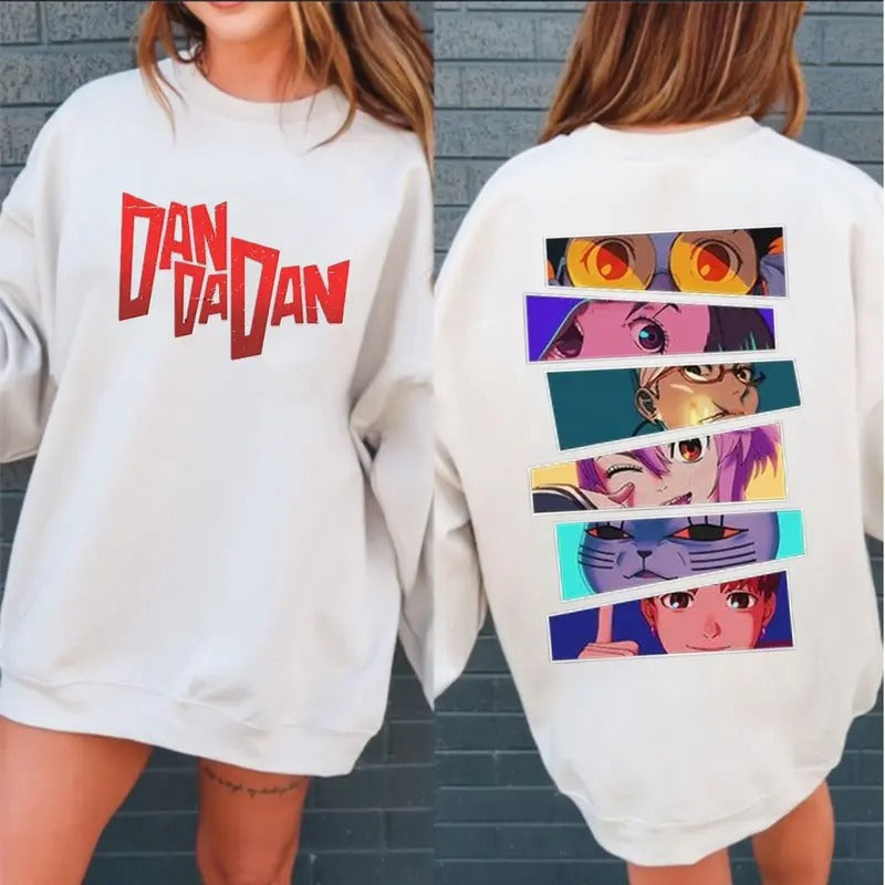 Anime Shirt, Dandadan Sweatshirt, Dan da dan Anime Shirt, Special Unisex T-shirt Cotton Fit