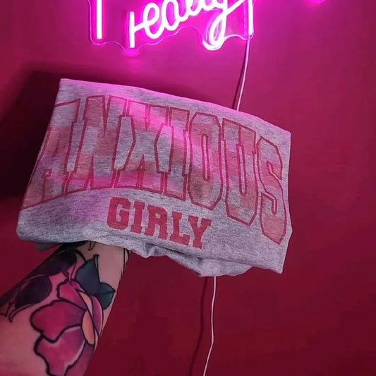 Anxious Girly Cozy graphic Tee or Sweatshirt