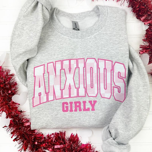Anxious Girly Gildan Sweatshirt