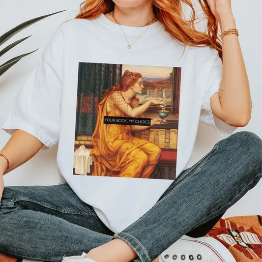Aqua Tofana My Choice Tee, Funny Poison The Patriarchy Girls Will Be Girls Shirt, Giulia Tofana Feminist, Unisex Short Sleeve Tee