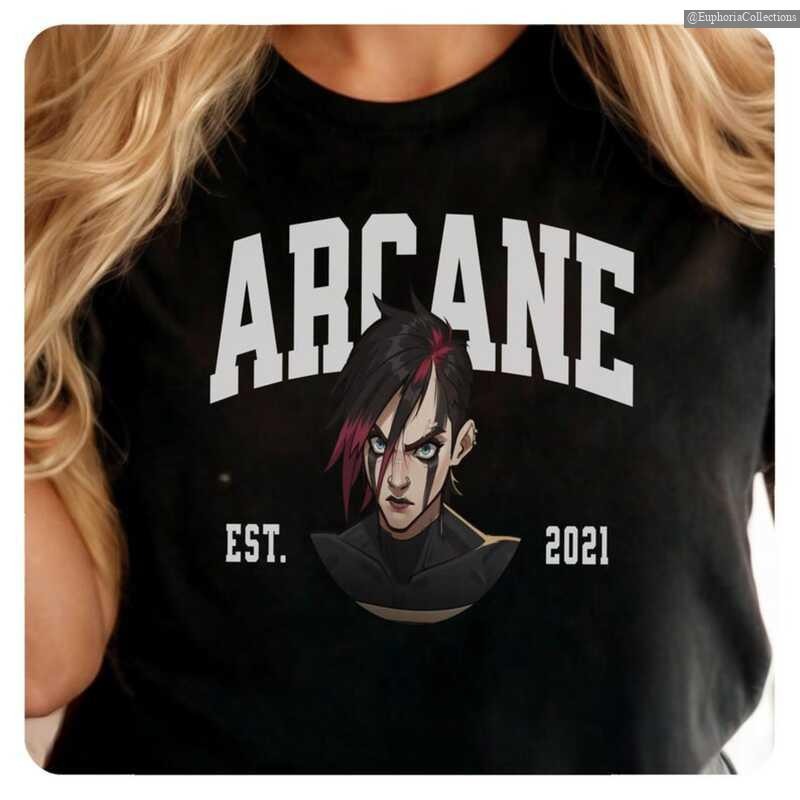 Arcane Shirt Vi,Unisex LoL Gamer Gift, Softstyle Tee, Best Gamer Gifts Fan Shirt, Unisex LoL Gift , Global Trending Outfits
