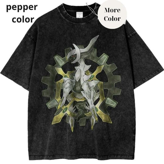 Arceus Gaphic TShirt, Pokemon Shirt, PKM Shirt, Anime Shirt, Vintage Tee Womenswear Cotton Top