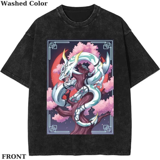 ArtStation - Upper Moon Rayquaza T-shirt, Pokemon Graphic T-shirt, Anime T-shirt, Funny T-shirt, Vintage Graphic Tee, Cotton Streetwear Womenswear